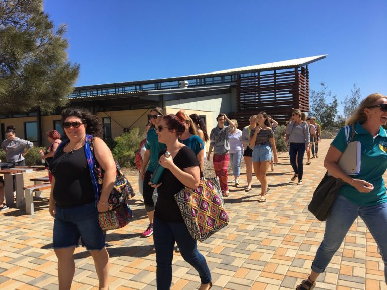 Students on GUC campus