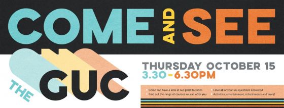 GUC come and see poster